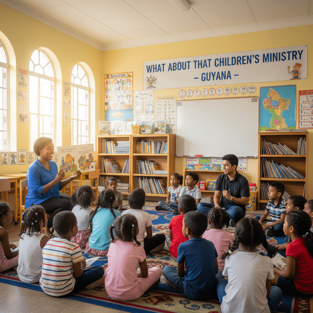 group of children sitting in classroom learning